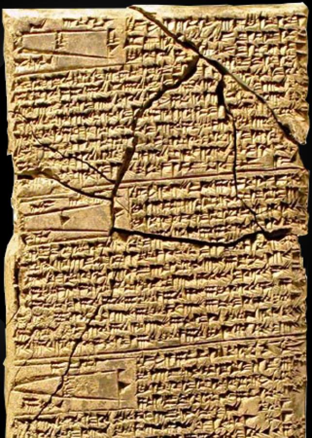 Babylonian Mud Wall Tablet