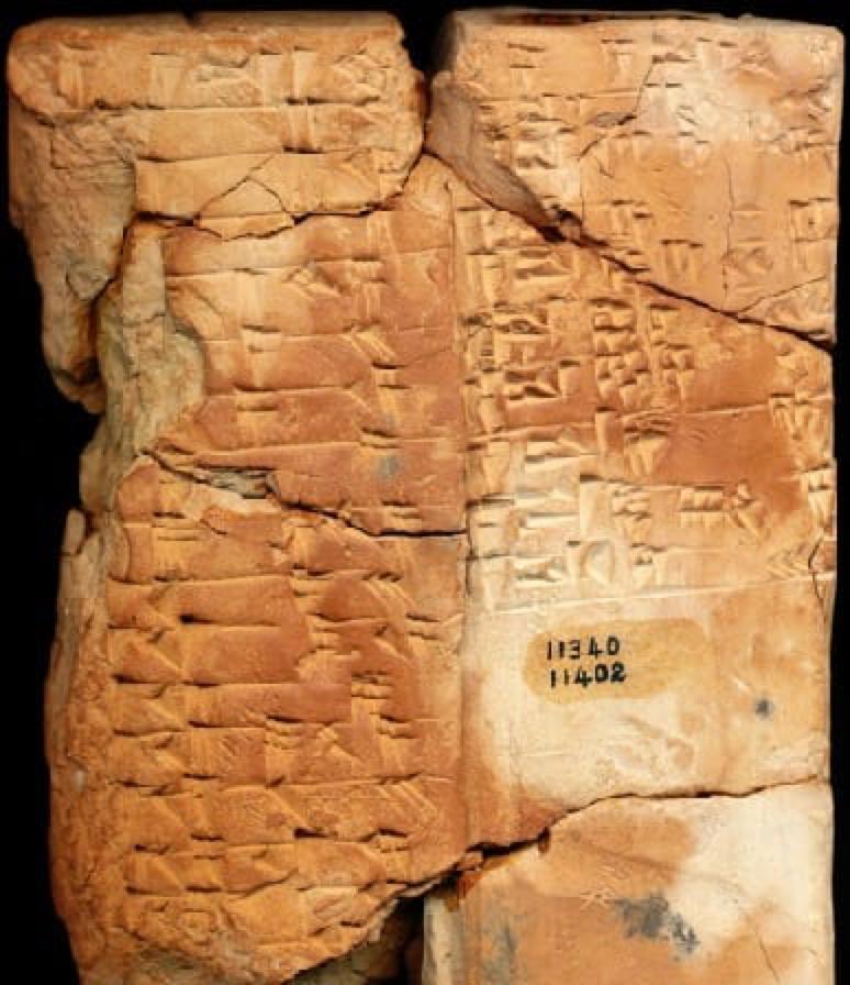 Babylonian School Multiplication Tablet