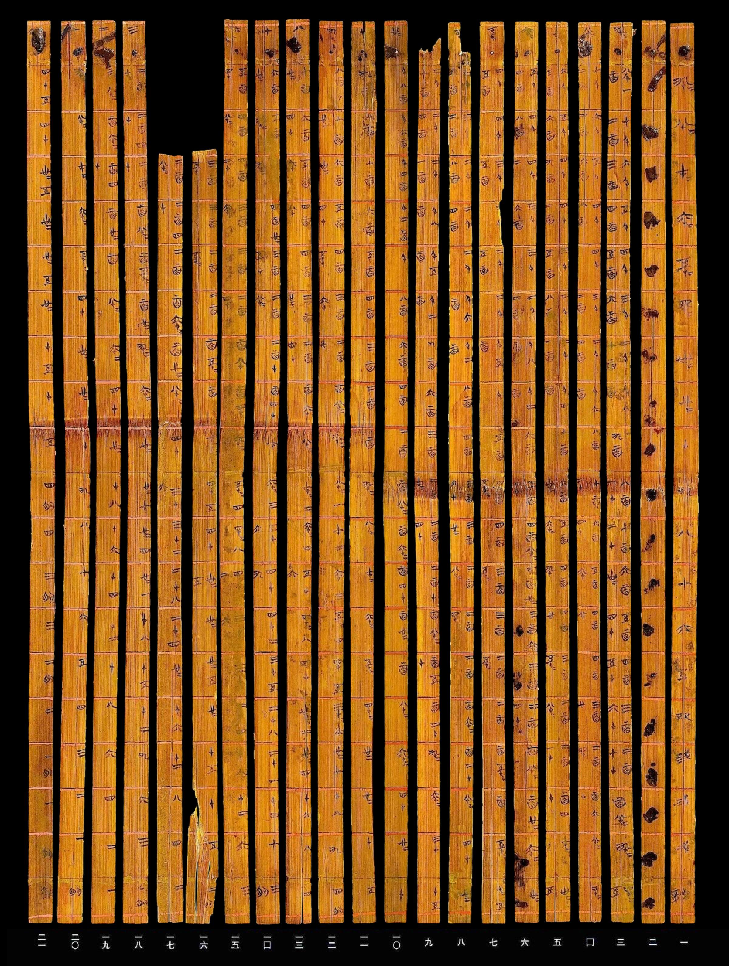 Bamboo-Strip Multiplication Table