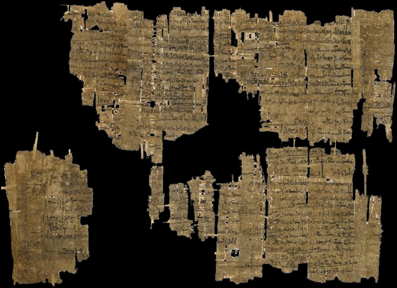 Egyptian Mathematical Problem Papyrus
