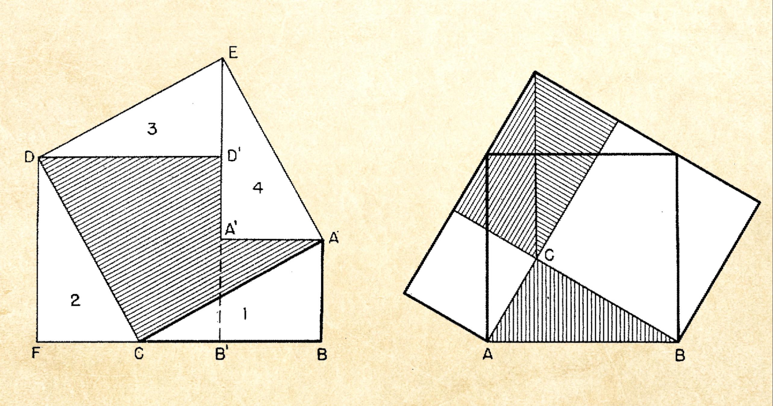 Ibn Qurra's Pythagorean Theorem Proofs