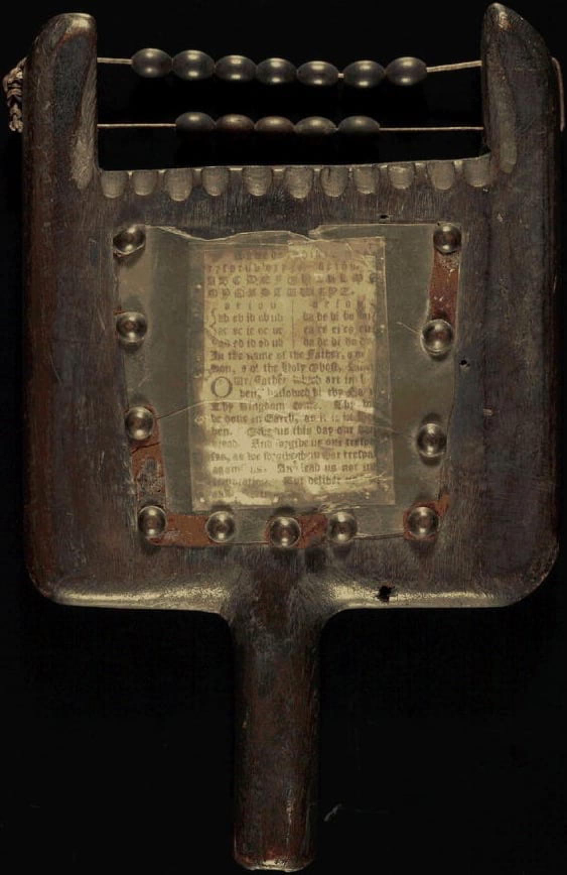 Wood Hornbook with Abacus